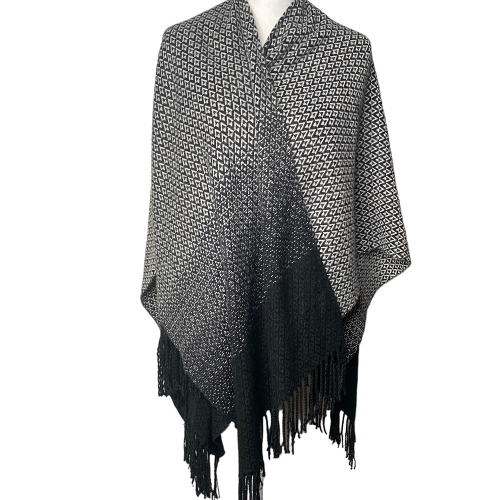 18. Apt 9 Acrylic open Poncho wrap